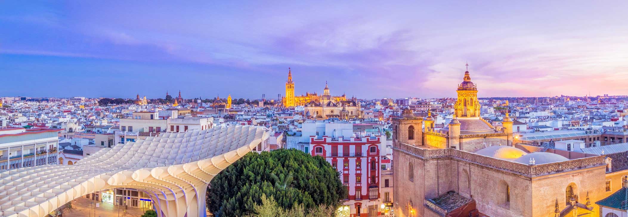 panoramica de la ciudad de Sevilla